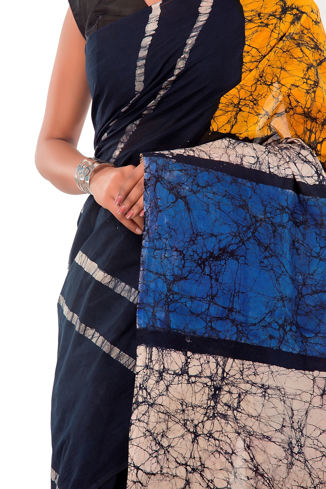 Indian Saree Batik Printed Ethnic Traditional Wedding Designer Sari Cotton Sari