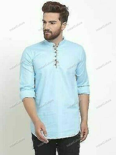 Mens Kurta Traditional Mens Shirt Long Sleeve Own Bollywood Casual Shirt Kurta