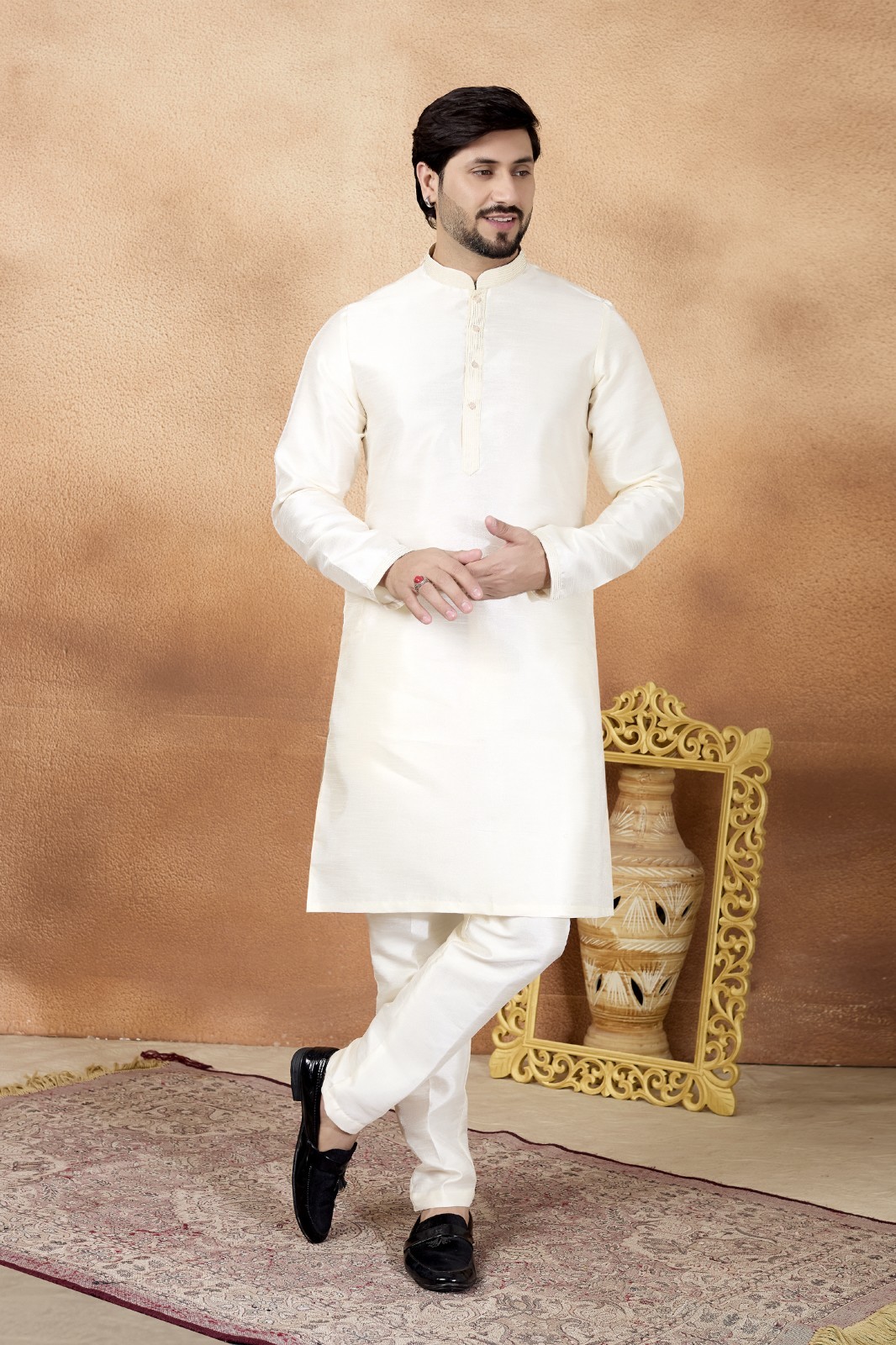 Indian Mens Designer Wedding Bollywood Party Wear Kurta Payjama Dress India