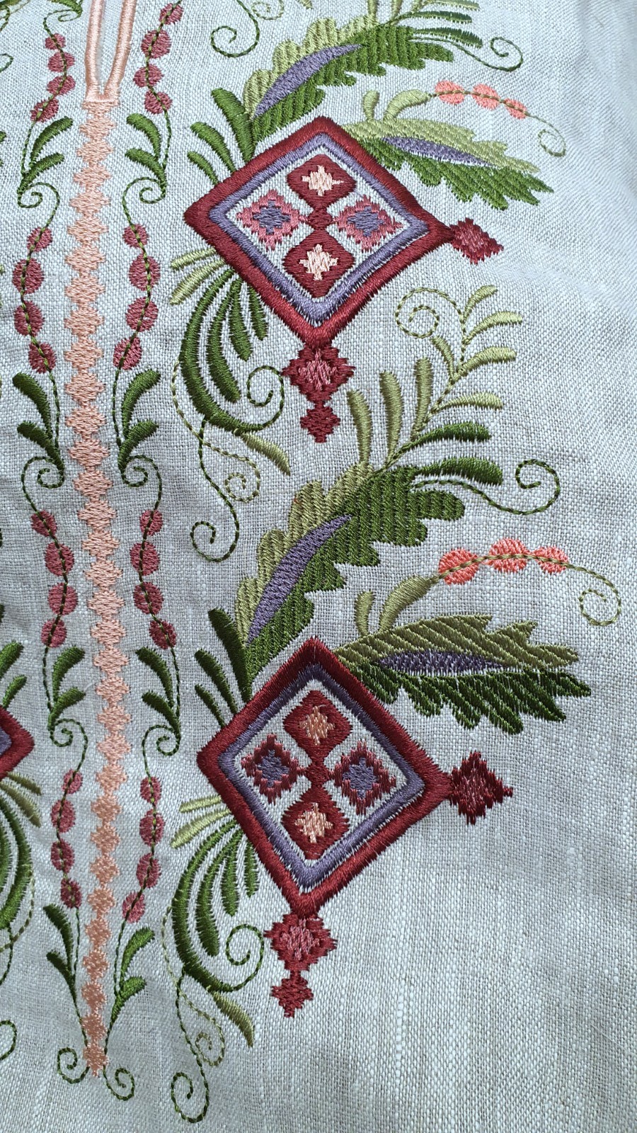 M L XL 2XL 3XL 4XL traditional Ukrainian embroidered shirt Vyshyvanka Linen100%