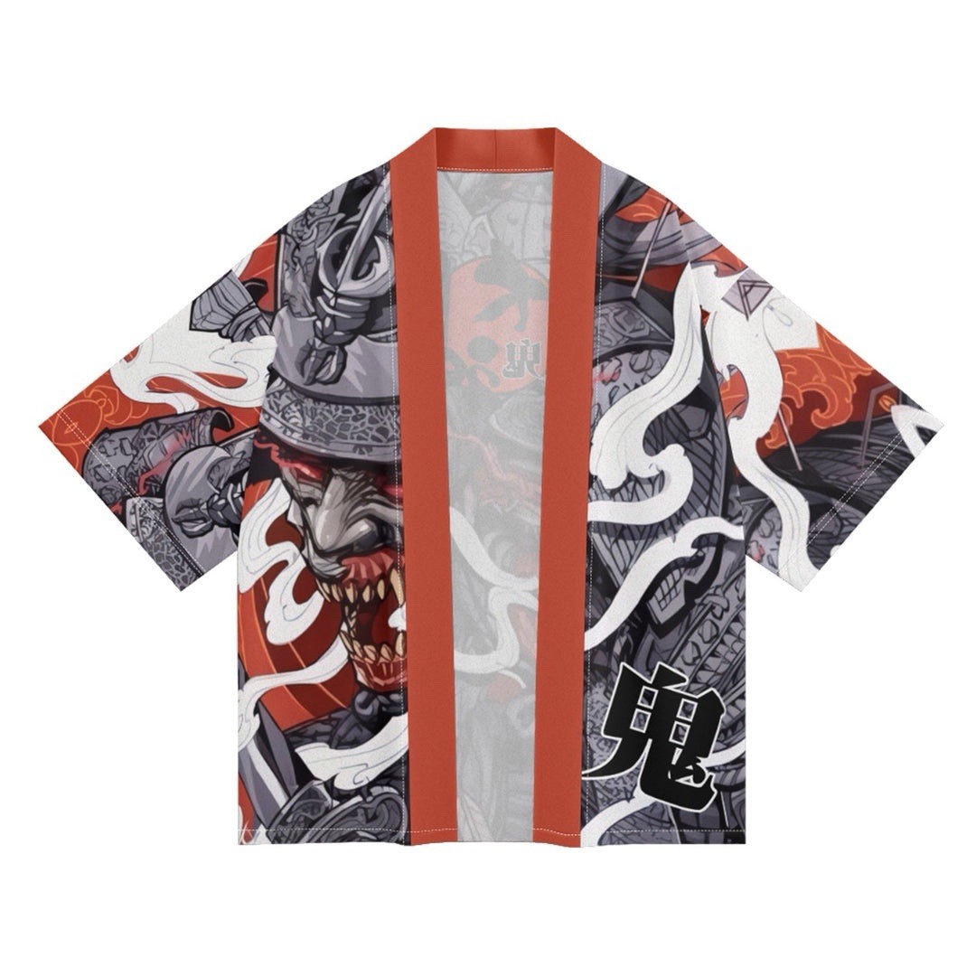 Japanese Streetwear XL Red Demon Kimono Niepce