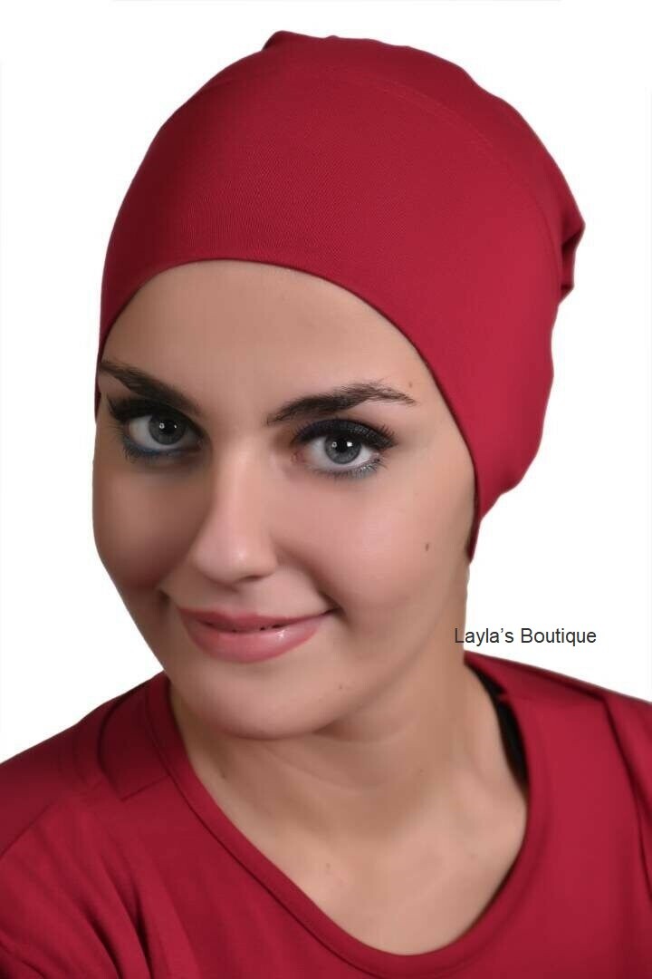 Stretchable Muslim Inner Hijab Caps Islamic Under scarf Beautiful New Soft Hats