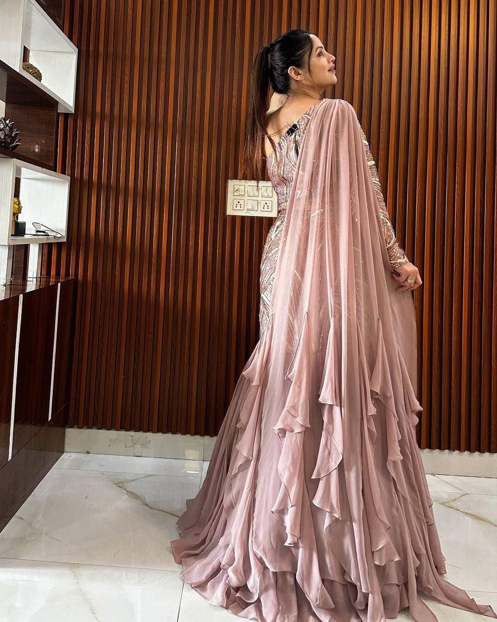 bollywood designer party wear lehenga Trending design
