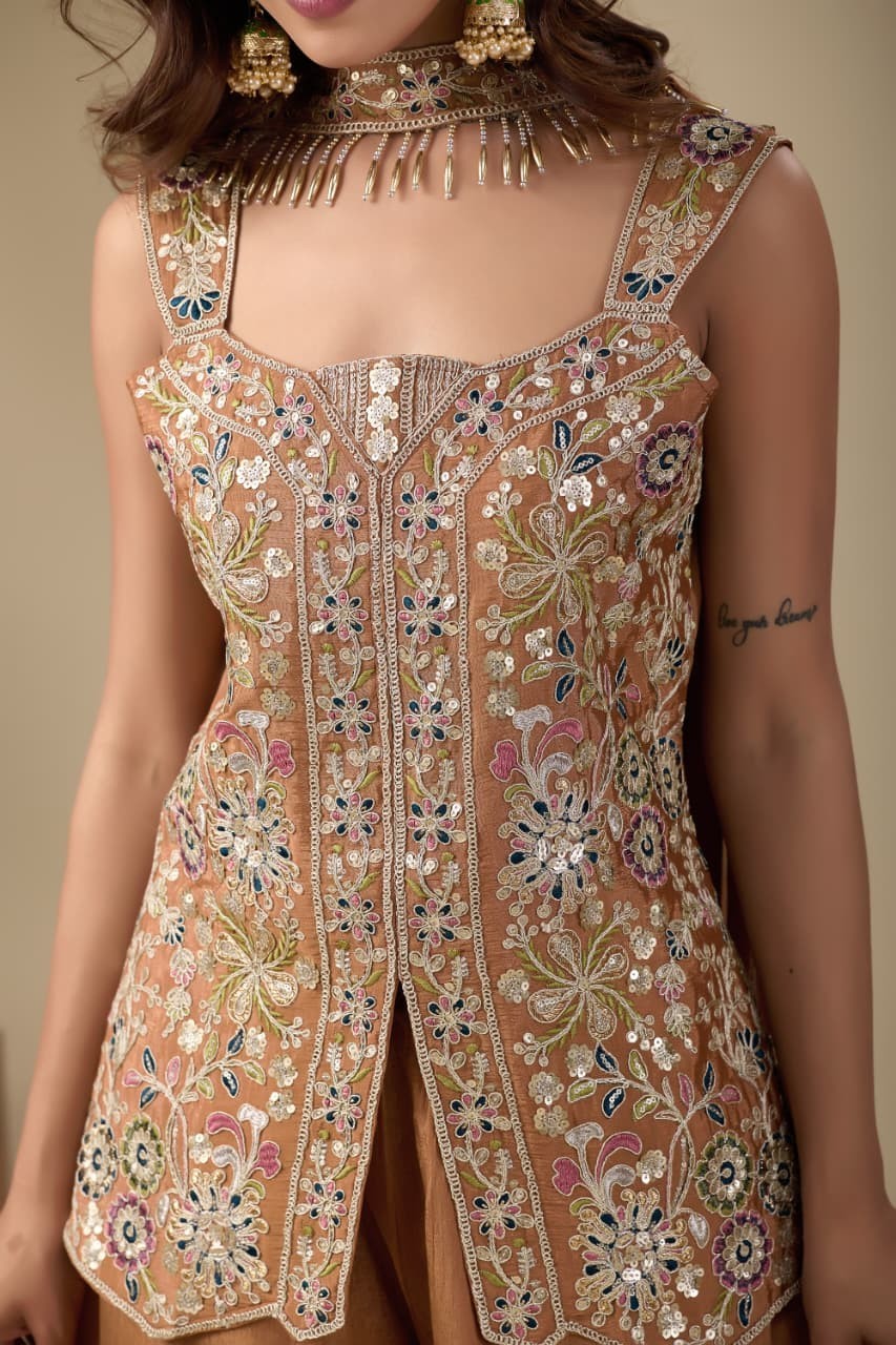 WEDDING PUNJABI SHARARA PALAZZO SALWAR SUIT PLAZZO KURTI SHALWAR KAMEEZ SUIT EID