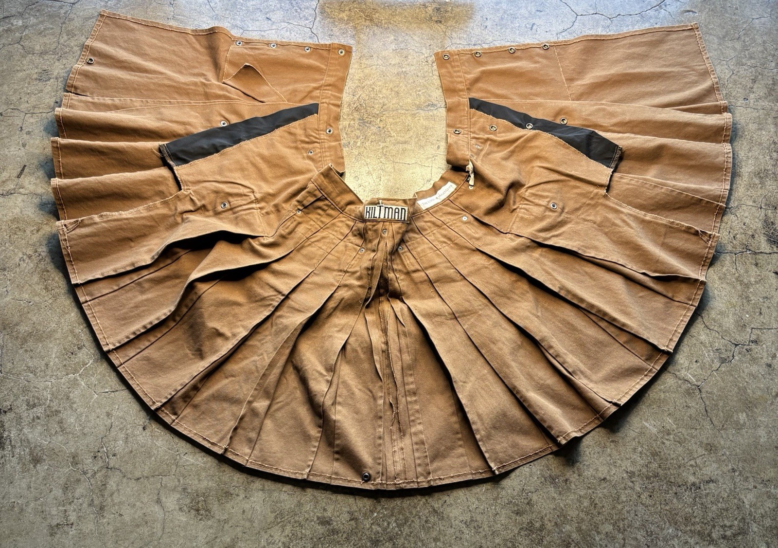The Pubkilt By KILTMAN Brown Utility Kilt Men’s Size 36