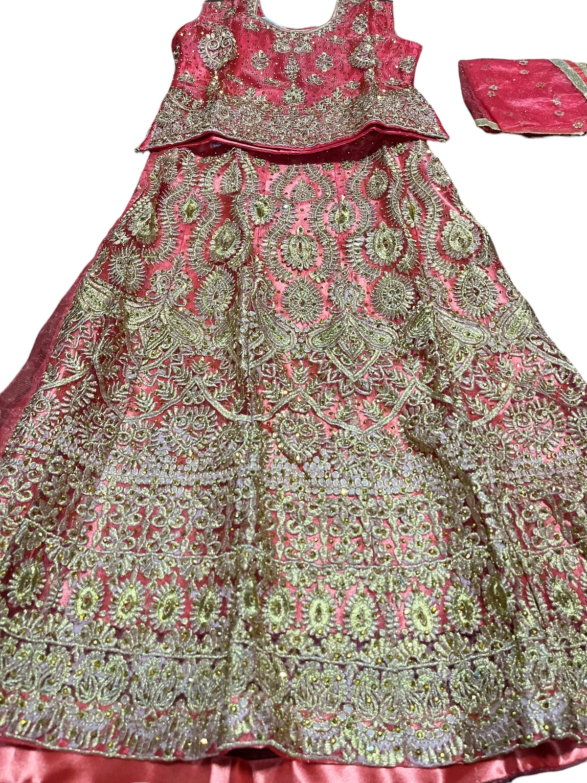 Traditional Girls Lehenga Choli Set – Ethnic Wear for Kids-3