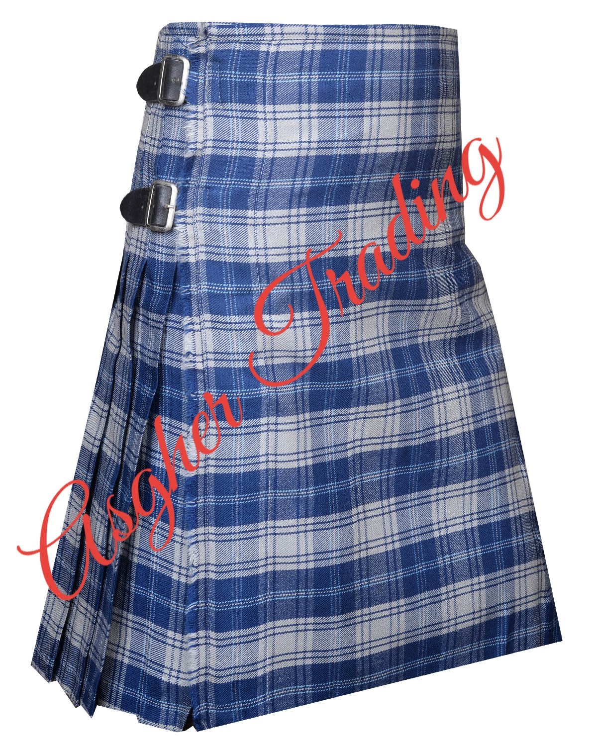 Clan Yorkshire Tartan kilt, Men Handmade Traditional 8 Yard kilts & Custom Size