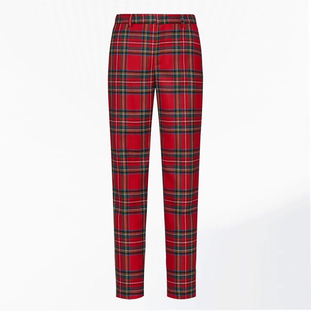 Scottish Men’s Tartan Trew Trousers Handmade Golf Pants Christmas Wedding Outfit