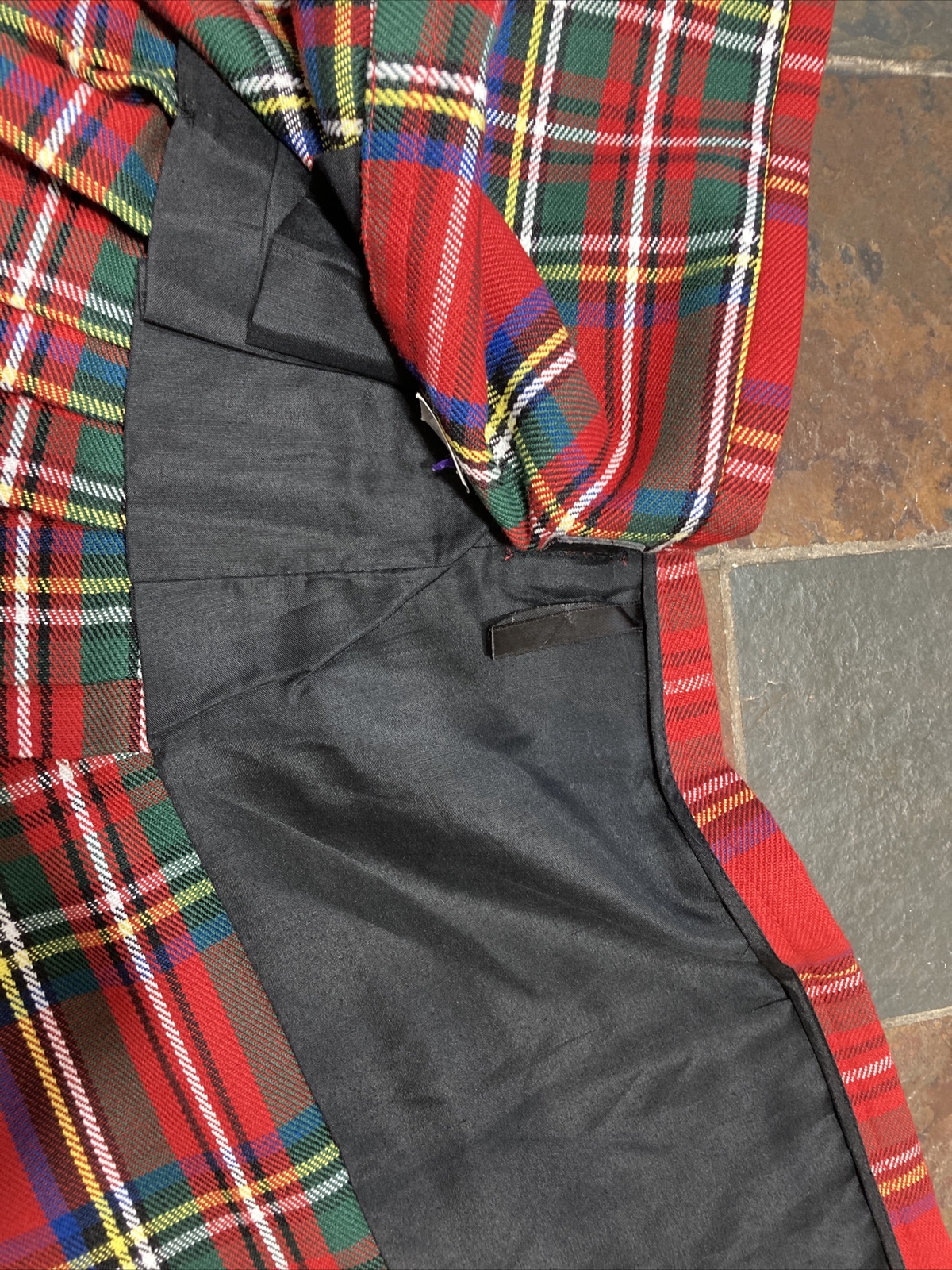 Authentic Woven Tartan Scottish Highland Kilt – Child Age 10-11