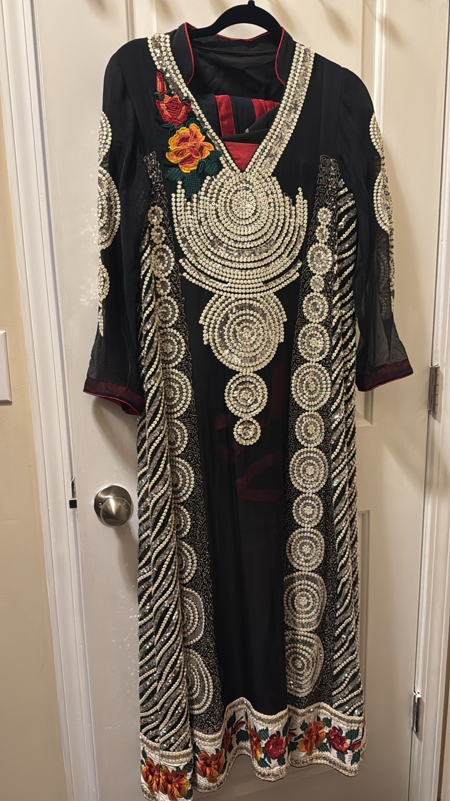 Embroidered Women’s Kurta Assorted Colors Black Green Maroon Purple Blue Beige