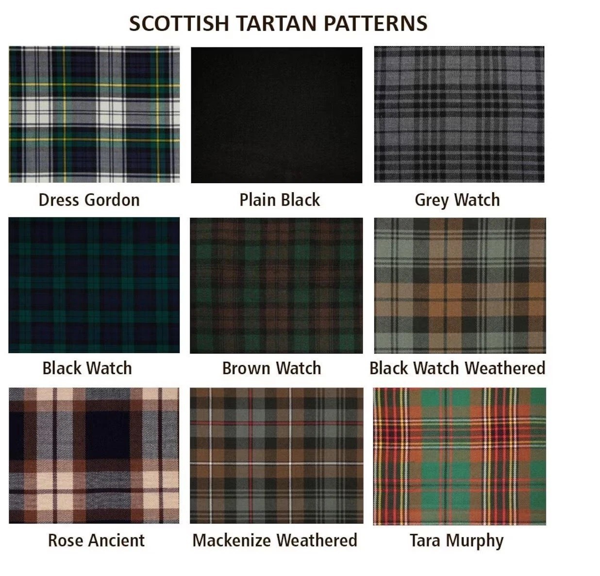 Premium Men’s McPherson Tartan Kilt Outfit 12 Piece Formal Set by ONSTYLE SPORTS