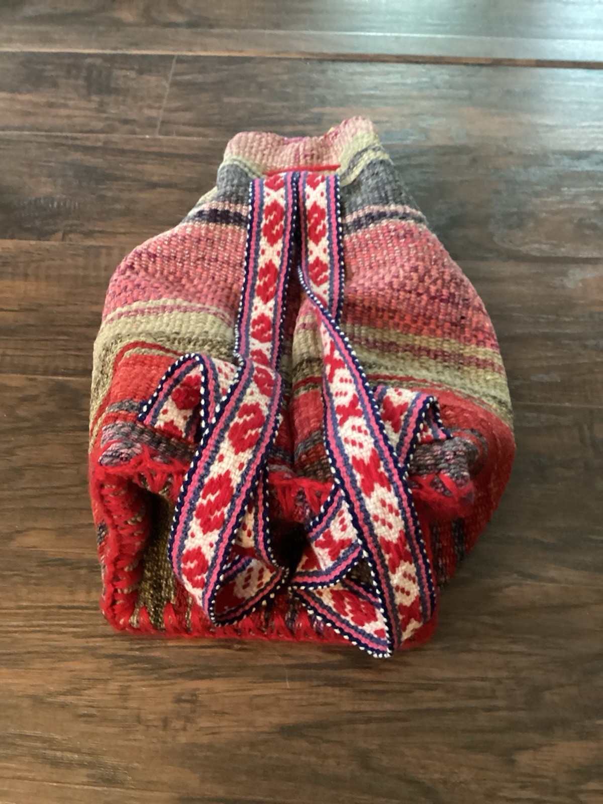 Peruvian 100% Wool Backpack The Winding Road Made In Peru