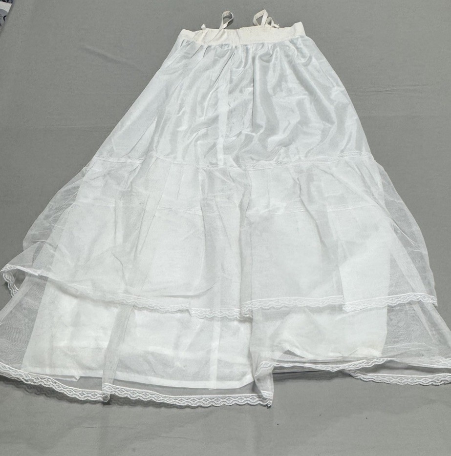 Custom Authentic Korean Hanbok Yellow Crane Formal Petite Traditional Petticoat