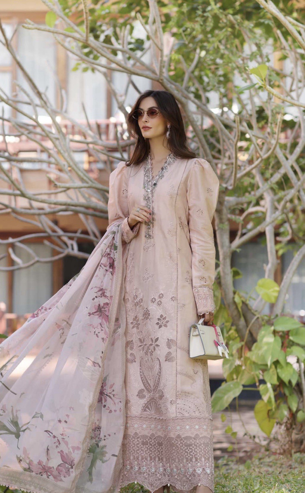 Pakistani designer dress bynoir By Sadie Assad b 3pc ( stitched Xl