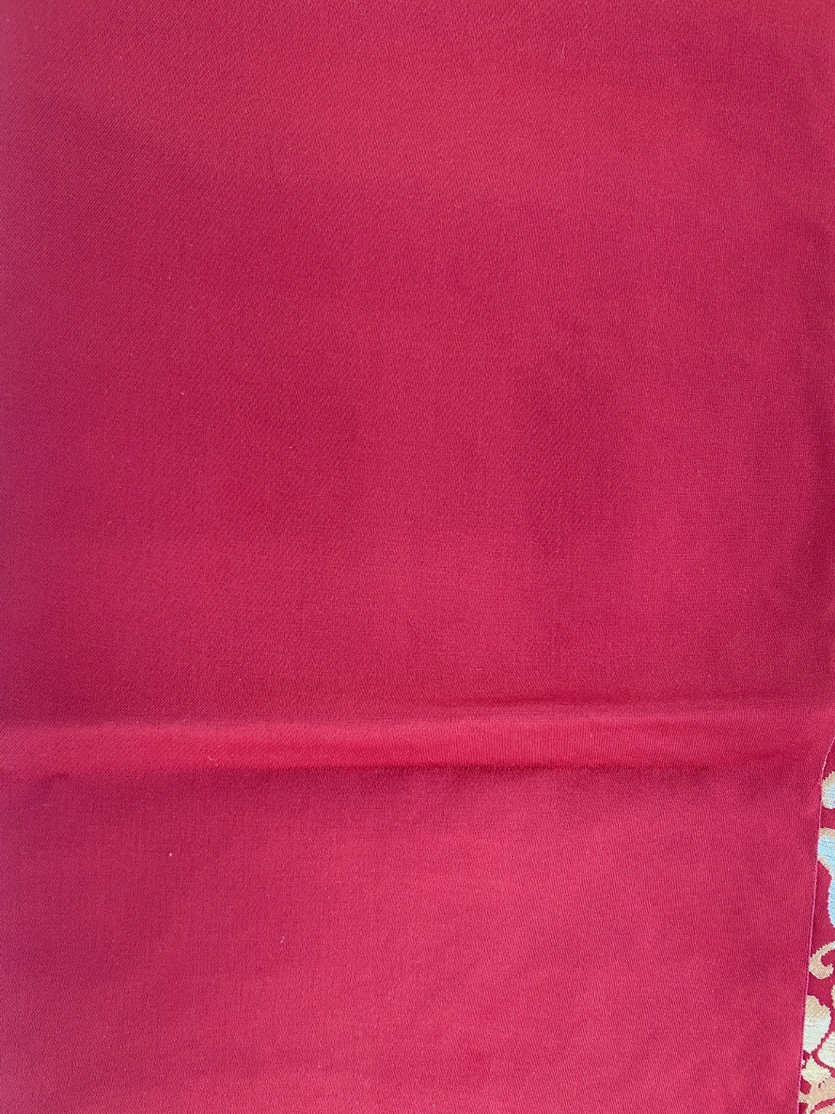 Japanese Vintage Kimono Nagoya Obi Silk Red Traditional Authentic 136x 11in