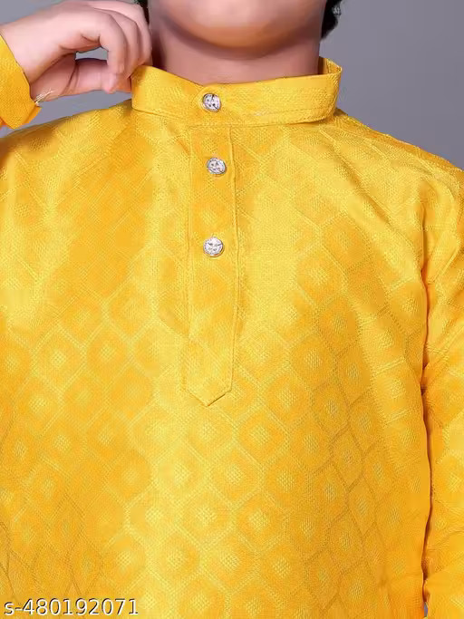 Boy Kurta and Pajama set– Ethnic Wedding Festive Wear, Kids Boys Kurta Dhoti set