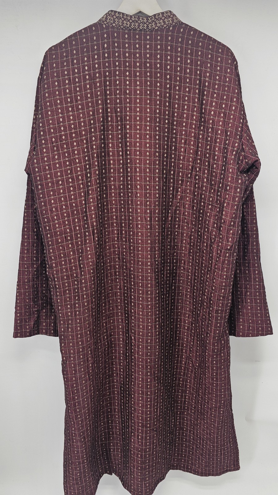 Mens Kurta Shatr NJ Red Maroon Size XL
