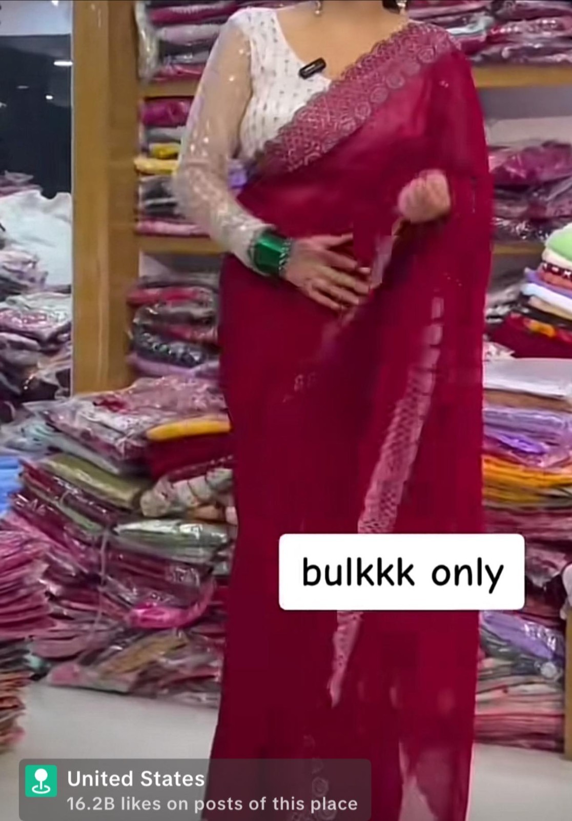 Red georgette saree stone in border for festival 9