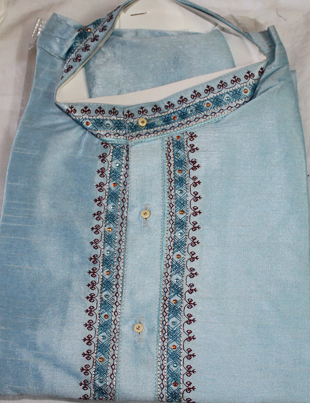 Blue Indian Boys kurta Pajama Set for Age 13,14,15