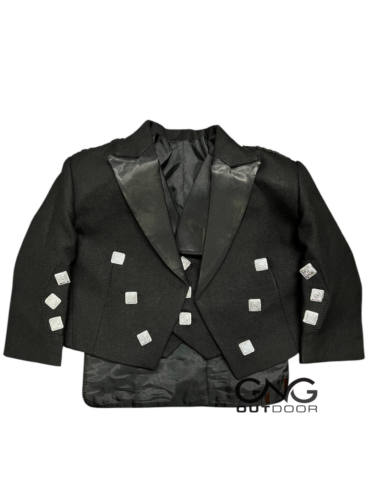 Scottish Baby Kilt Jacket Outfit Kids kilt set included jacket + Sporran + kilt