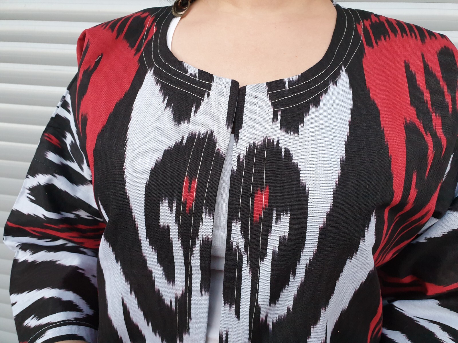 Organic Ikat Robe from Uzbekistan – Pure, Simple and Sophisticated