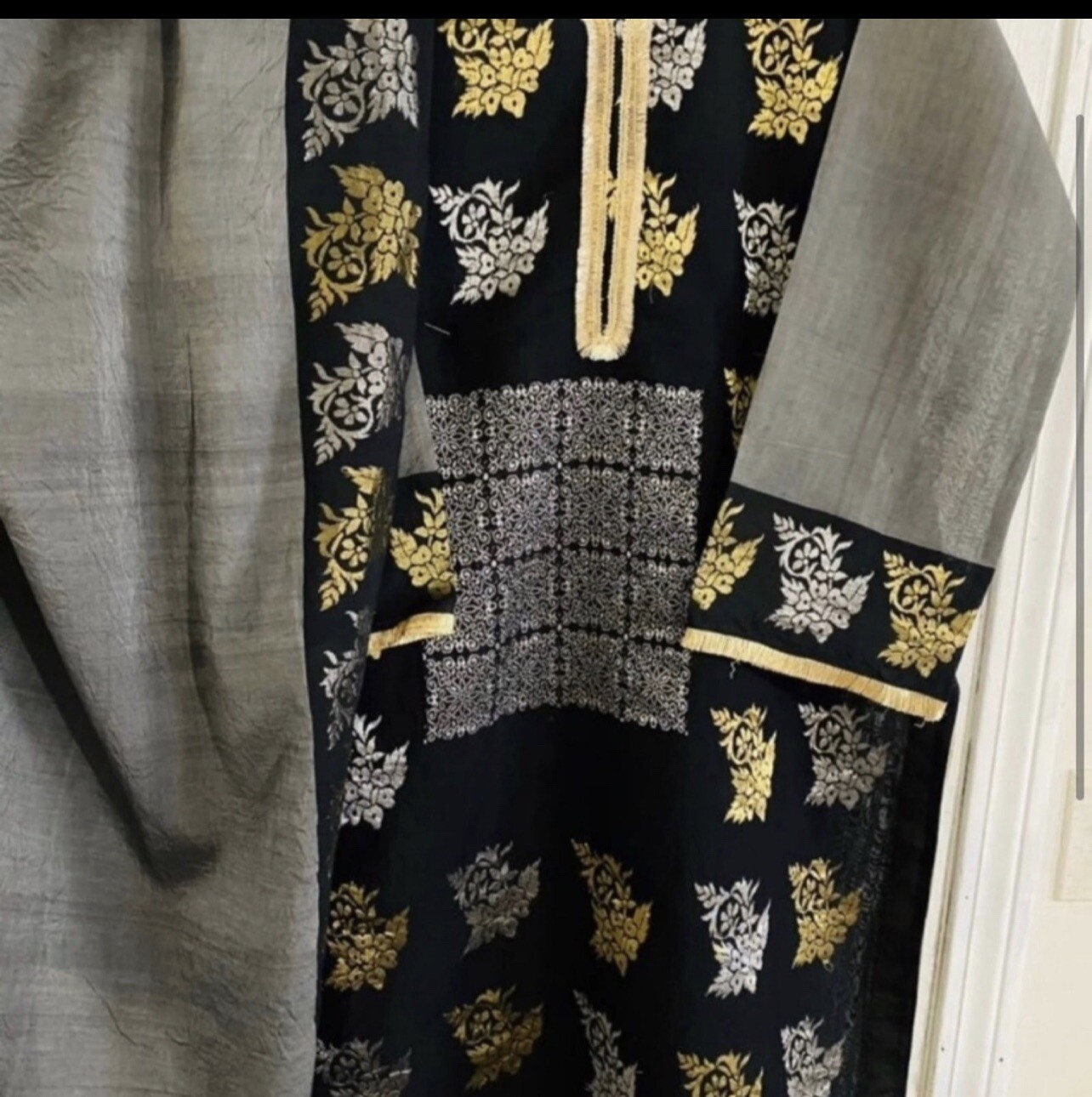 Customized & Personalized Pakistani Jacquard 3 Piece Dress