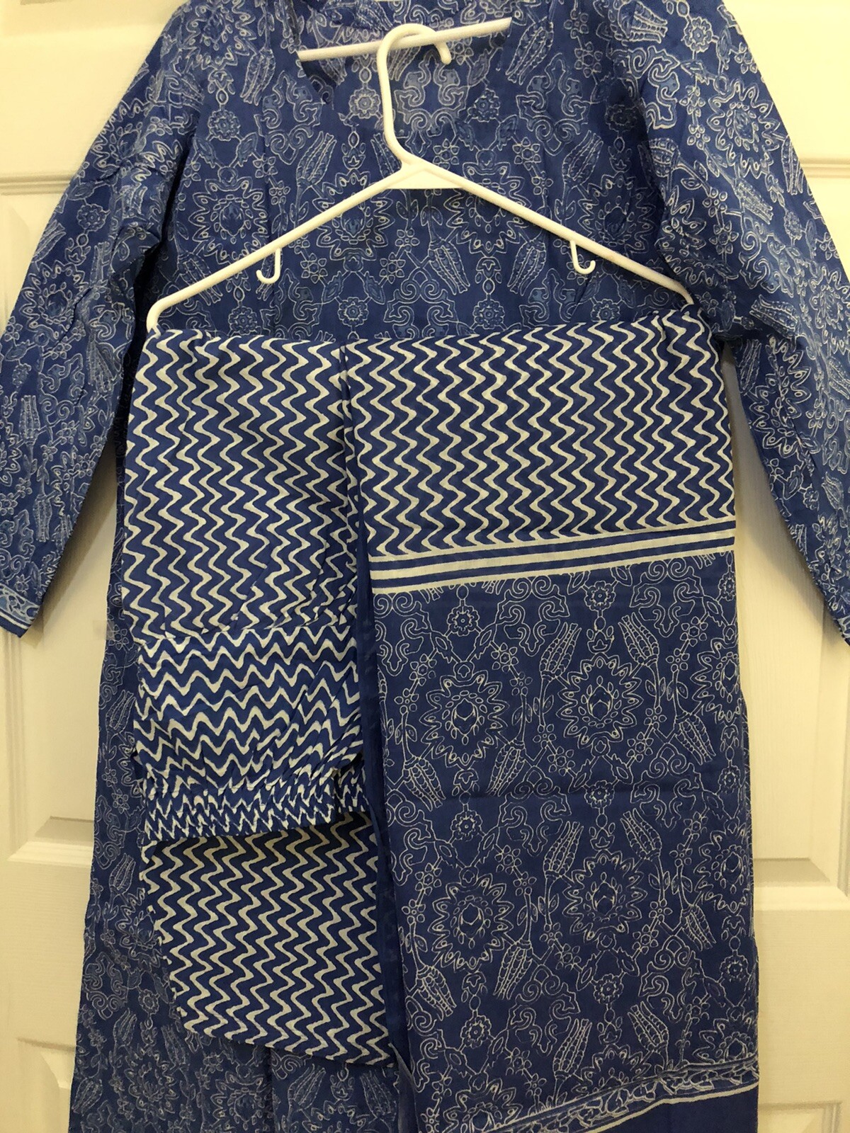 New Designer 3 Pc Cotton Salware Kameez size 44