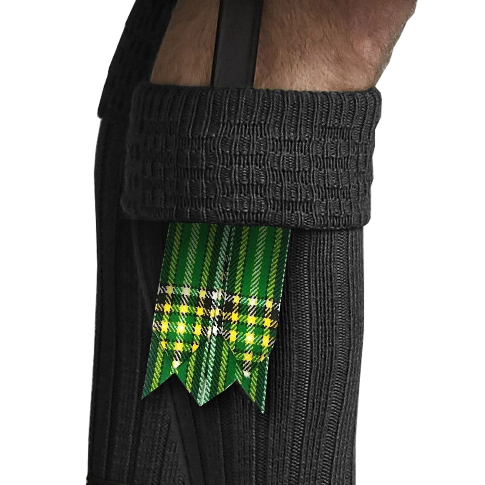 Scottish Tartan Irish Heritage Flashes Tartan Kilt Hose Garter Highland Outfit