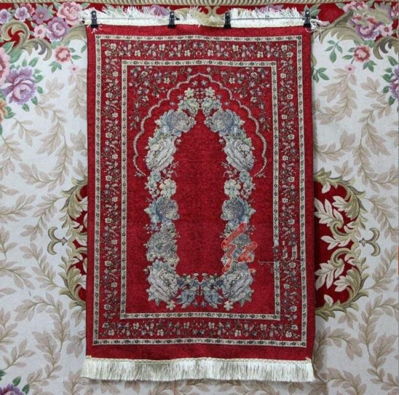 Islamic Salah Meditation Mat Turkish Portable Muslim Prayer Rug Carpet