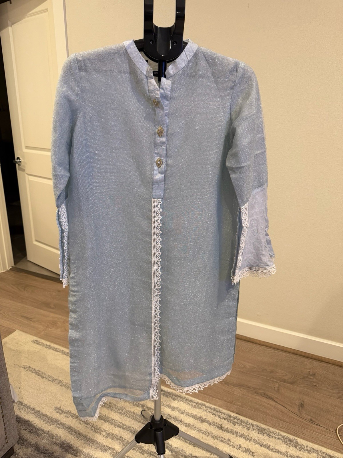 3 Piece Pakistani Indian Fancy Salwar Kameez – Eid- Party Wear