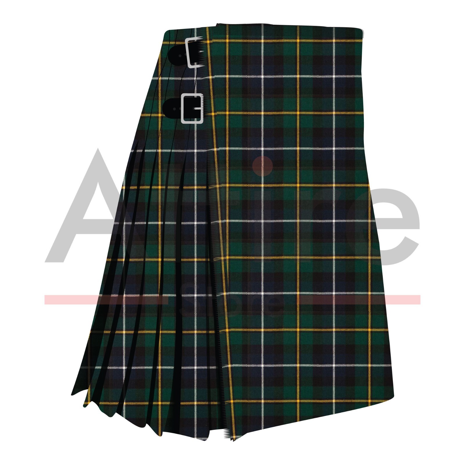 Scottish Handmade Traditional MacNeil of Barra Modern Tartan Kilt- Clan MacNeil