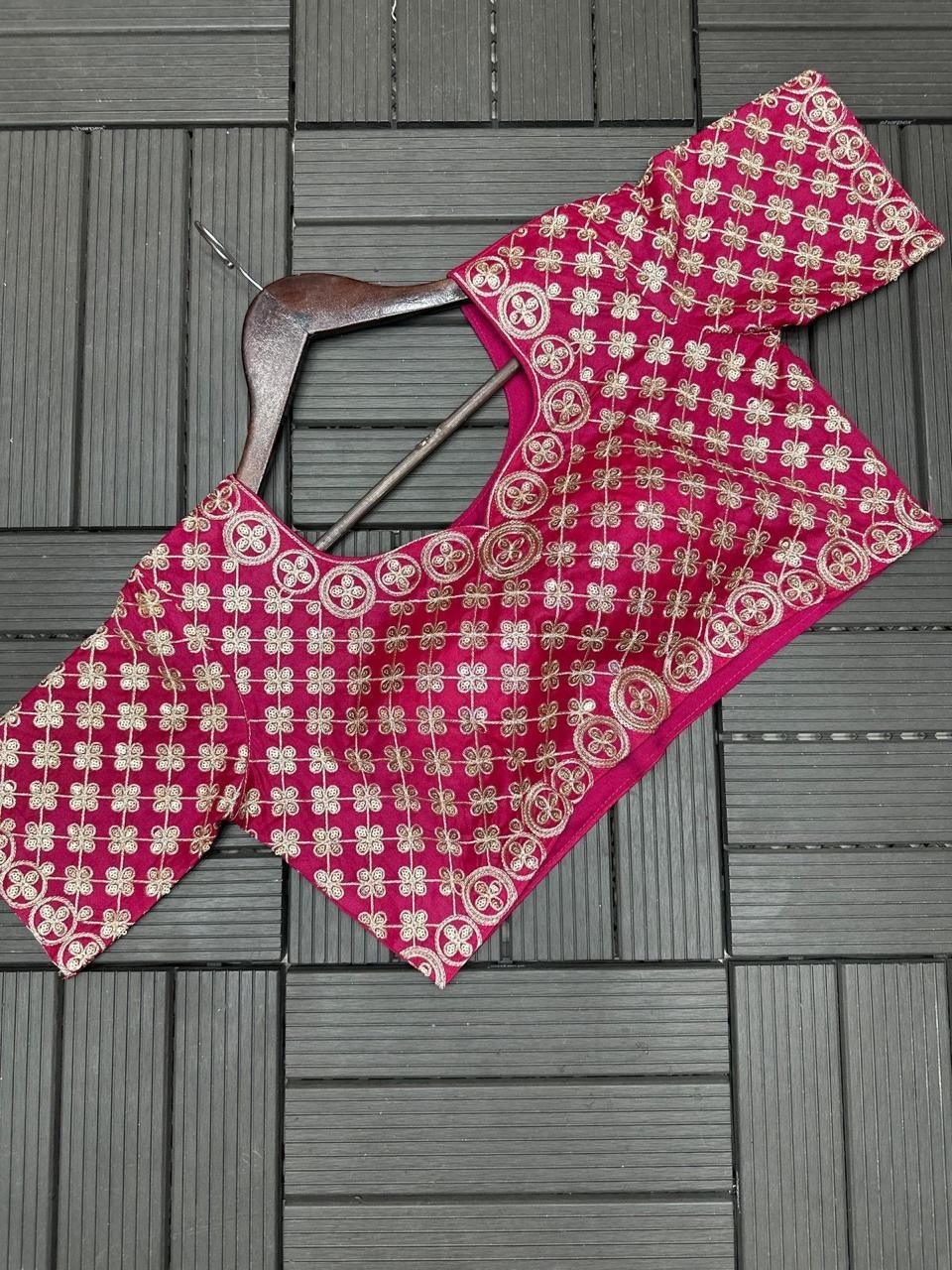 Designer Pre Drapped Saree Blouse Ready To Wear Saree Bollywood Party Wear Sari