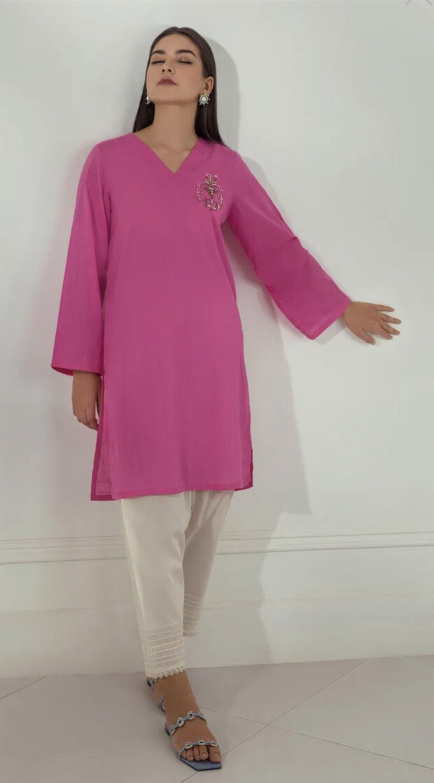 X Small AGHA NOOR KURTA SALWAR KAMEEZ SANA SAFINAZ MARIA B ASIM JOFA KHAADI