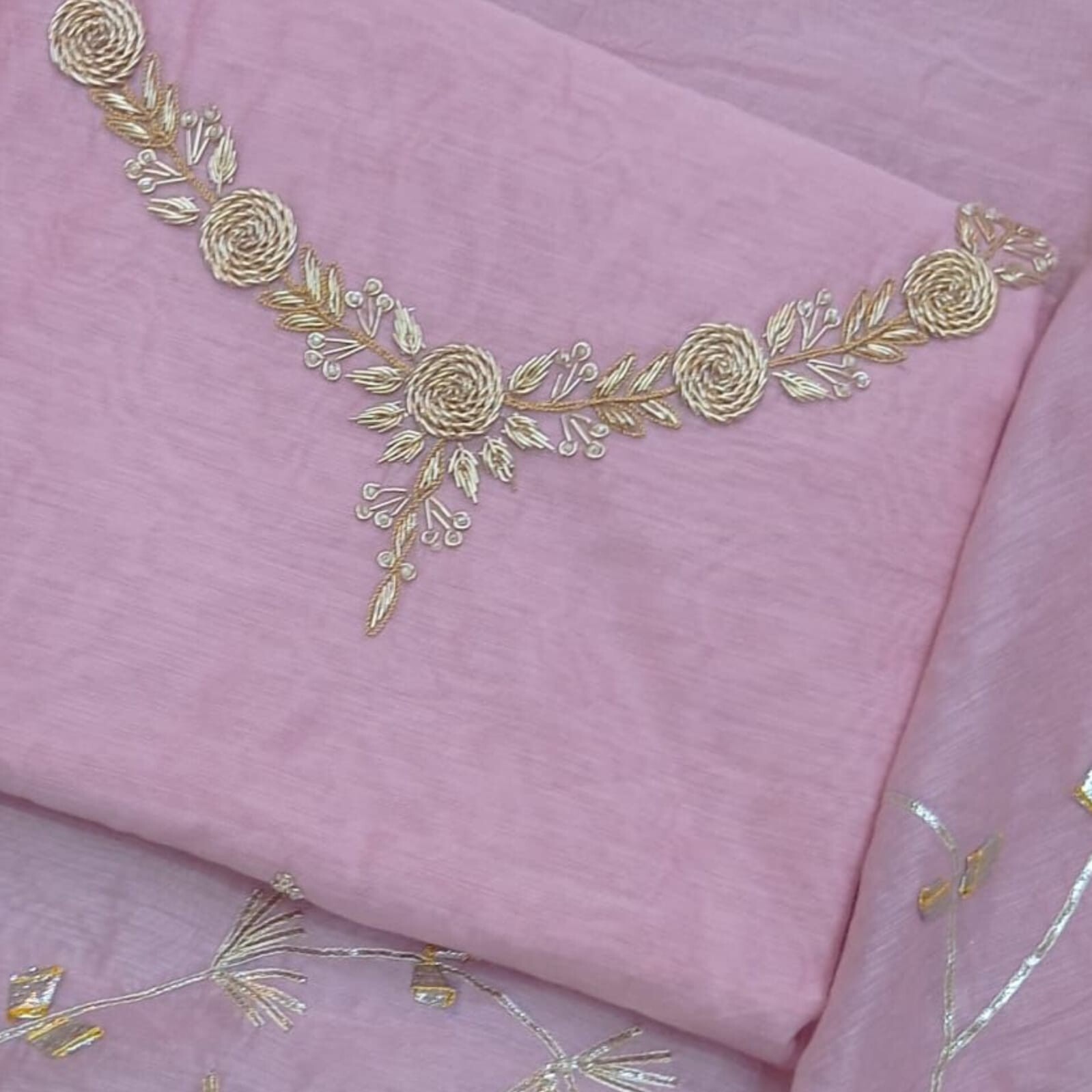 Salwar Kameez Gotta Patti New Fancy Bollywood Unstitched Indian Designer Wedding