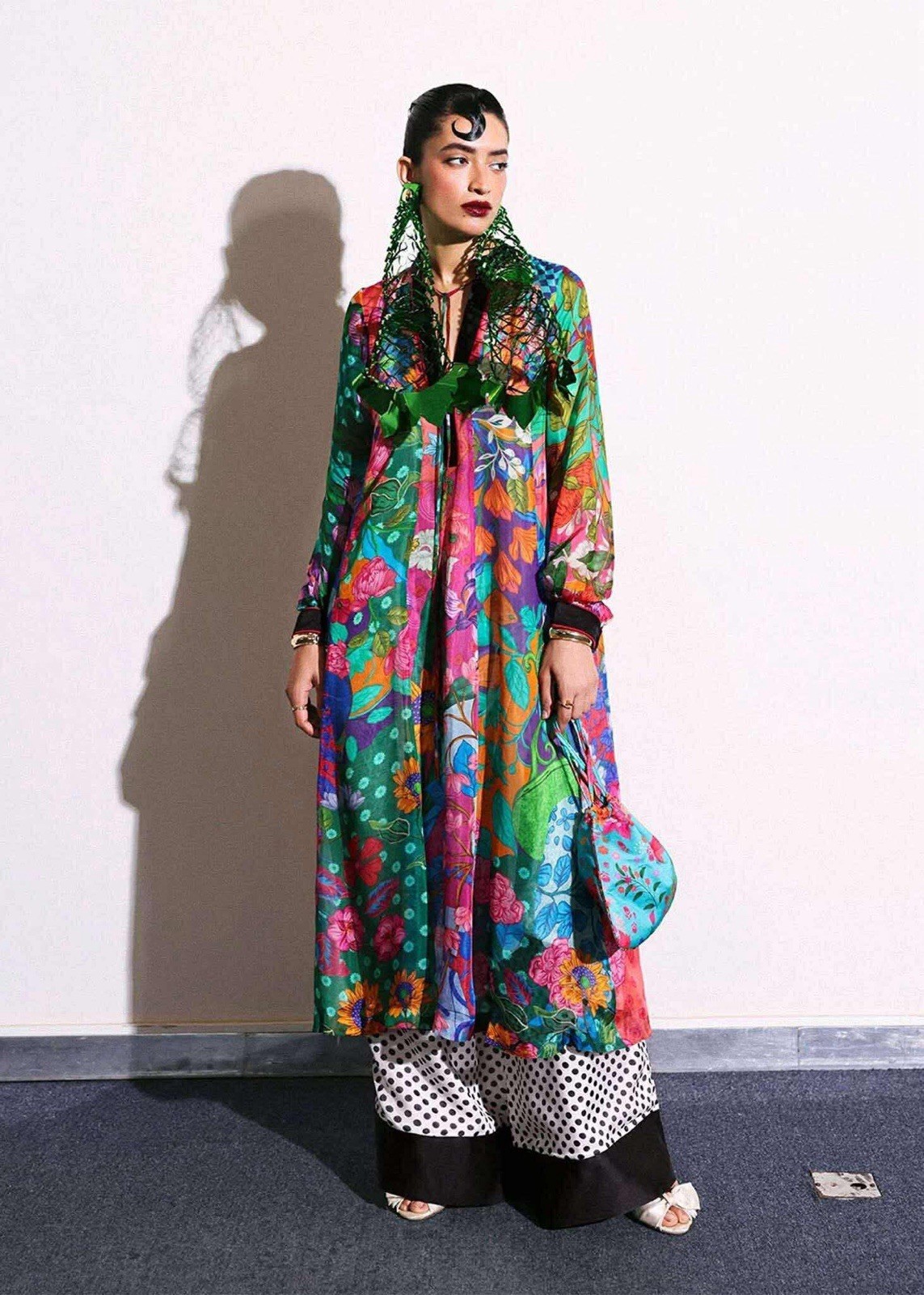 Pakistani Hussain Rehar Silk 2 Piece