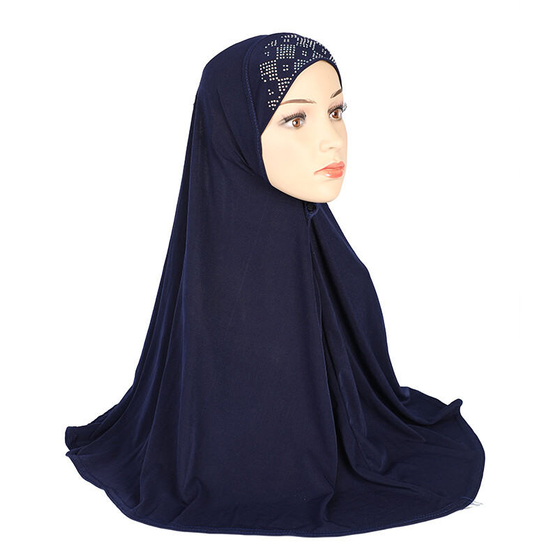 One Piece Amira Hijab Muslim Women Turban Wrap Shawls Headscarf Cover Islamic
