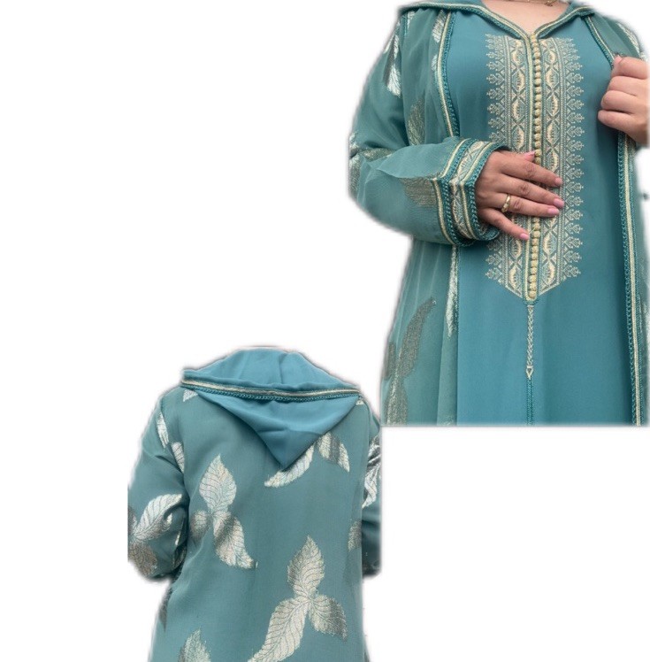 2-Piece Moroccan Jellaba Set – Handmade, Medium Size, Premium Quality Material