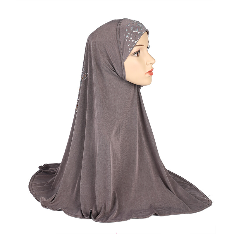 One Piece Amira Hijab Muslim Women Turban Wrap Shawls Headscarf Cover Islamic