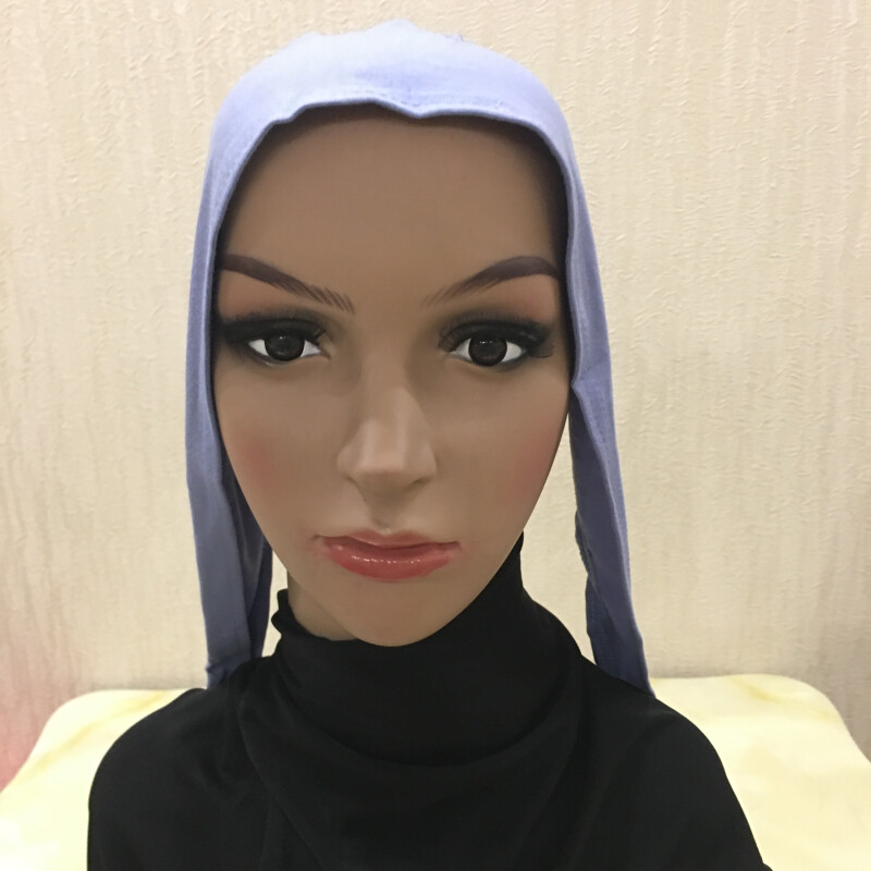 Plain Women Underscarf Hijab Muslim Bone Bonnet Inner Cap Tube Nijna Hat