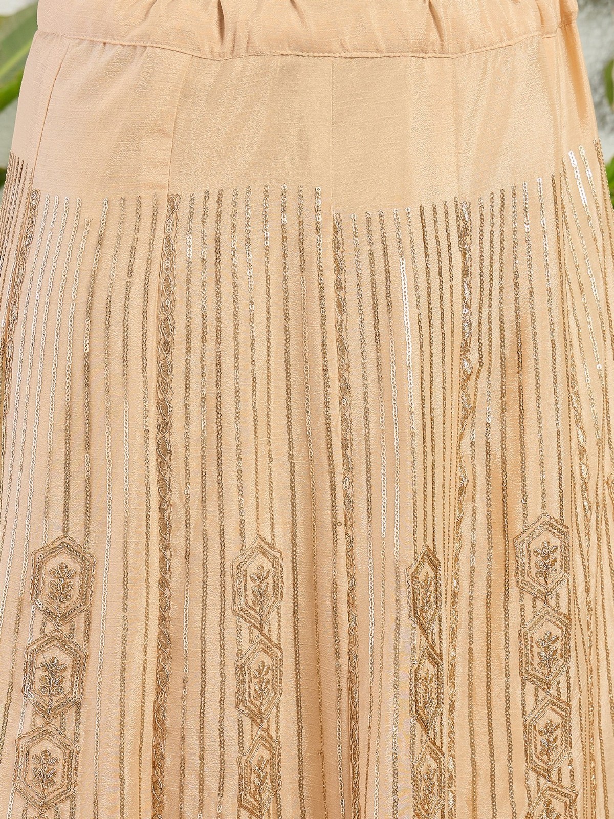 Peach Sharara Suit Embroidered Sequin sharara Set Indian Ethnic wear salwar Suit