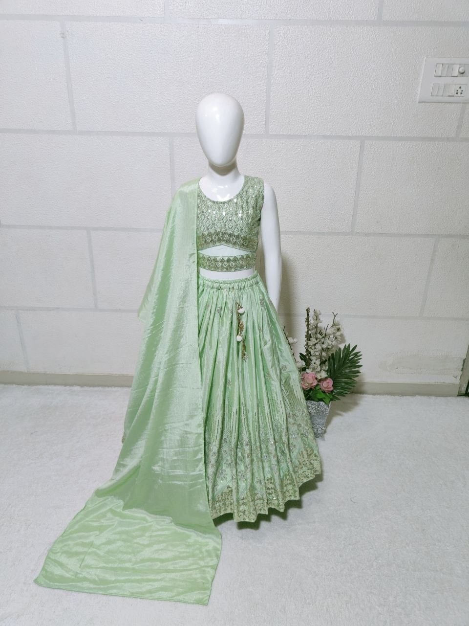 Readymade Kids Girls Lehenga Choli Party Wear Indian Girls Designer Eid Lehengas