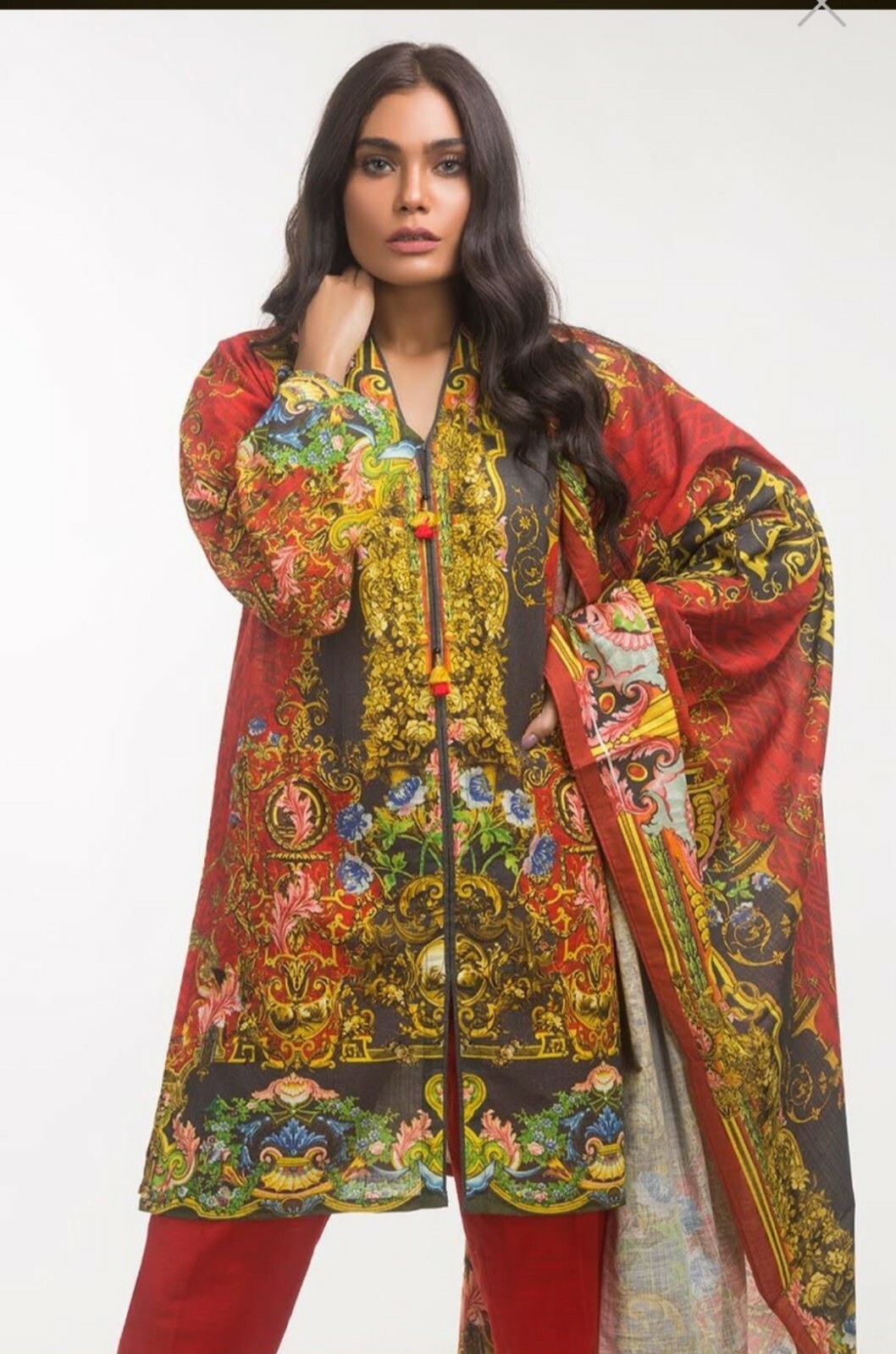” SALE “Gulahmed Ideas Pret Khaddar 3piece Stitched Suit