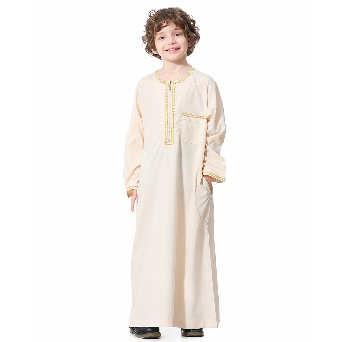 Thobe, Robe Daffah, Dishdasha Islamic Arabian Kaftan Boys Clothing Omani Style