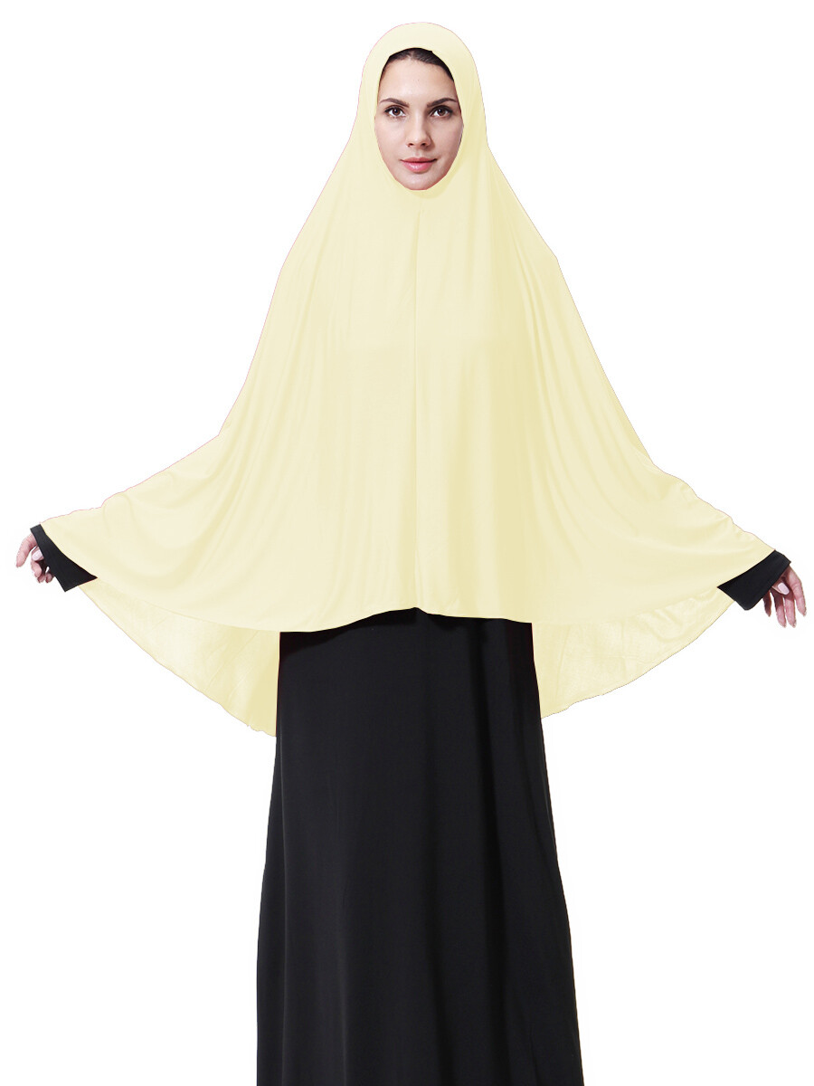 Muslim Women One Piece Amira Hijab Khimar Prayer Scarf Niqab Burqa Islamic Arab