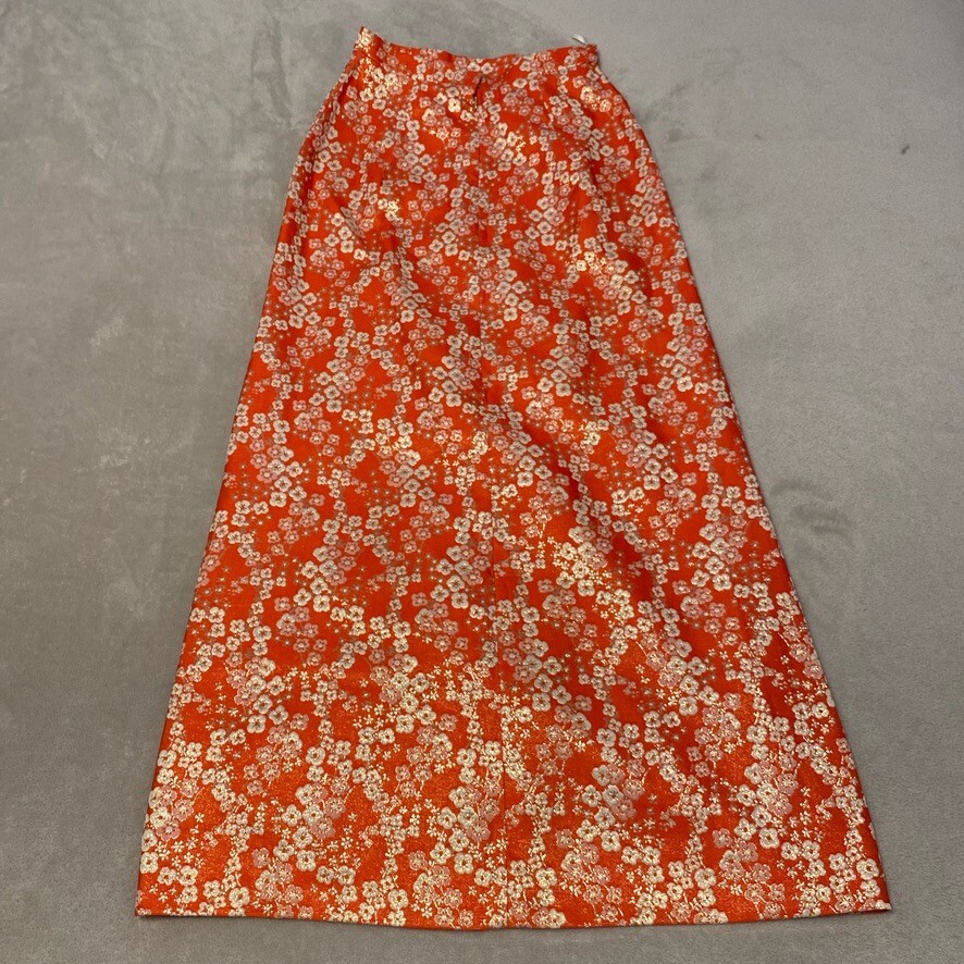 Vintage Dirndl Strasser Trachten Top & Skirt Set Red Bavarian Oktoberfest Rare