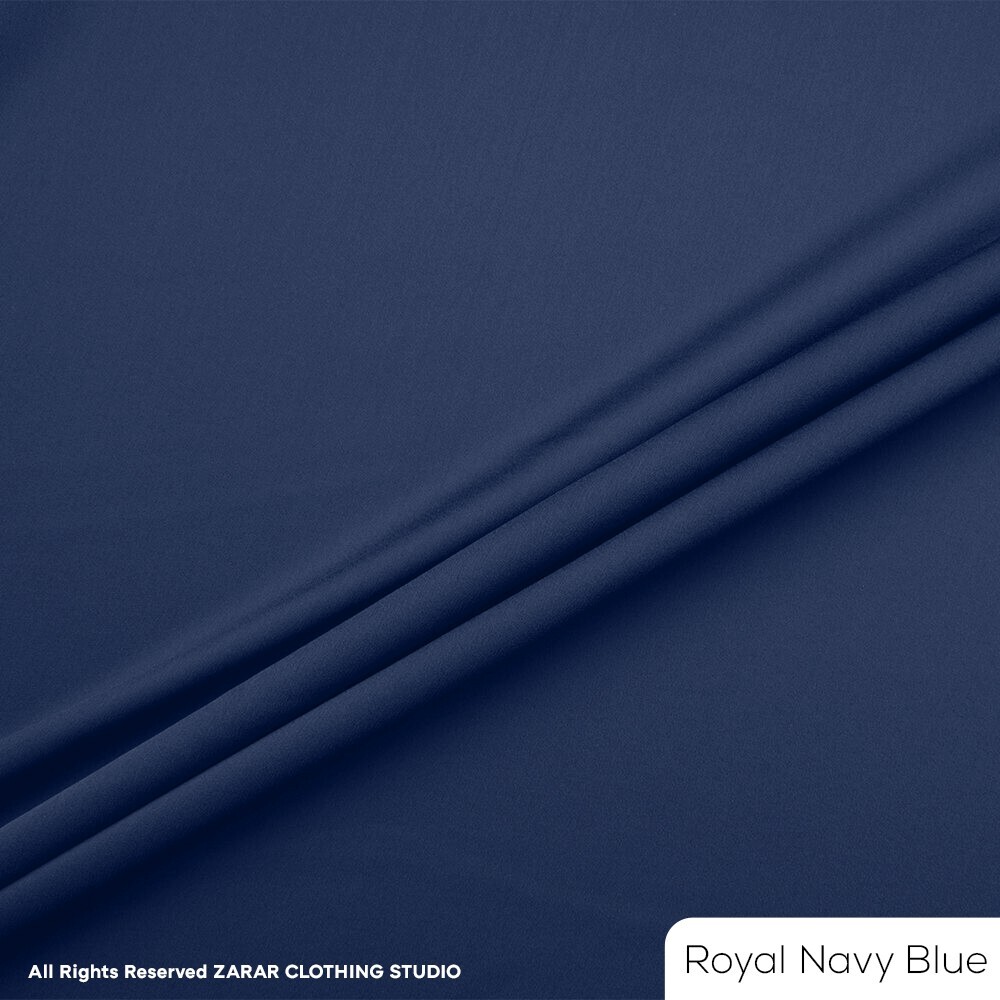 Stitched Royal Navy Blue (Cotton Supreme) | For Boys & Men | All Season