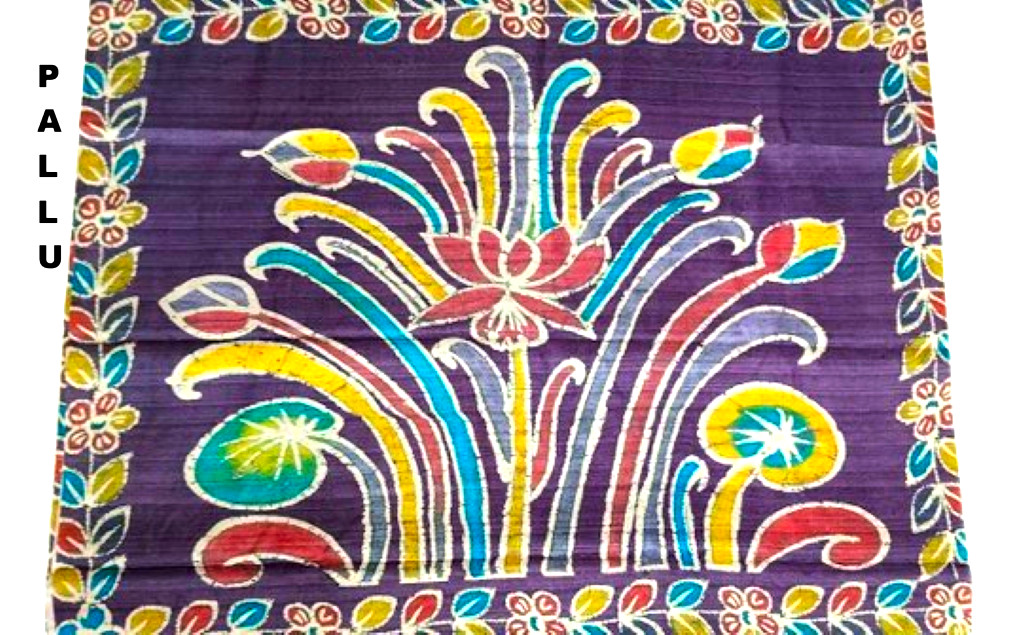 Vibrant Eyecatchy Ethnic Saree Batik Printed Soft Uppada Silk Party Wear Sari