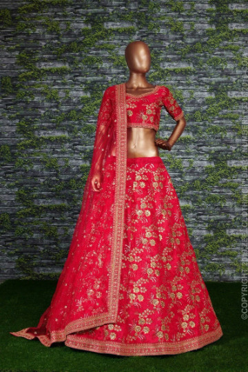 Launching New Thai Silk Lehenga Choli And Dupatta Function And Festival