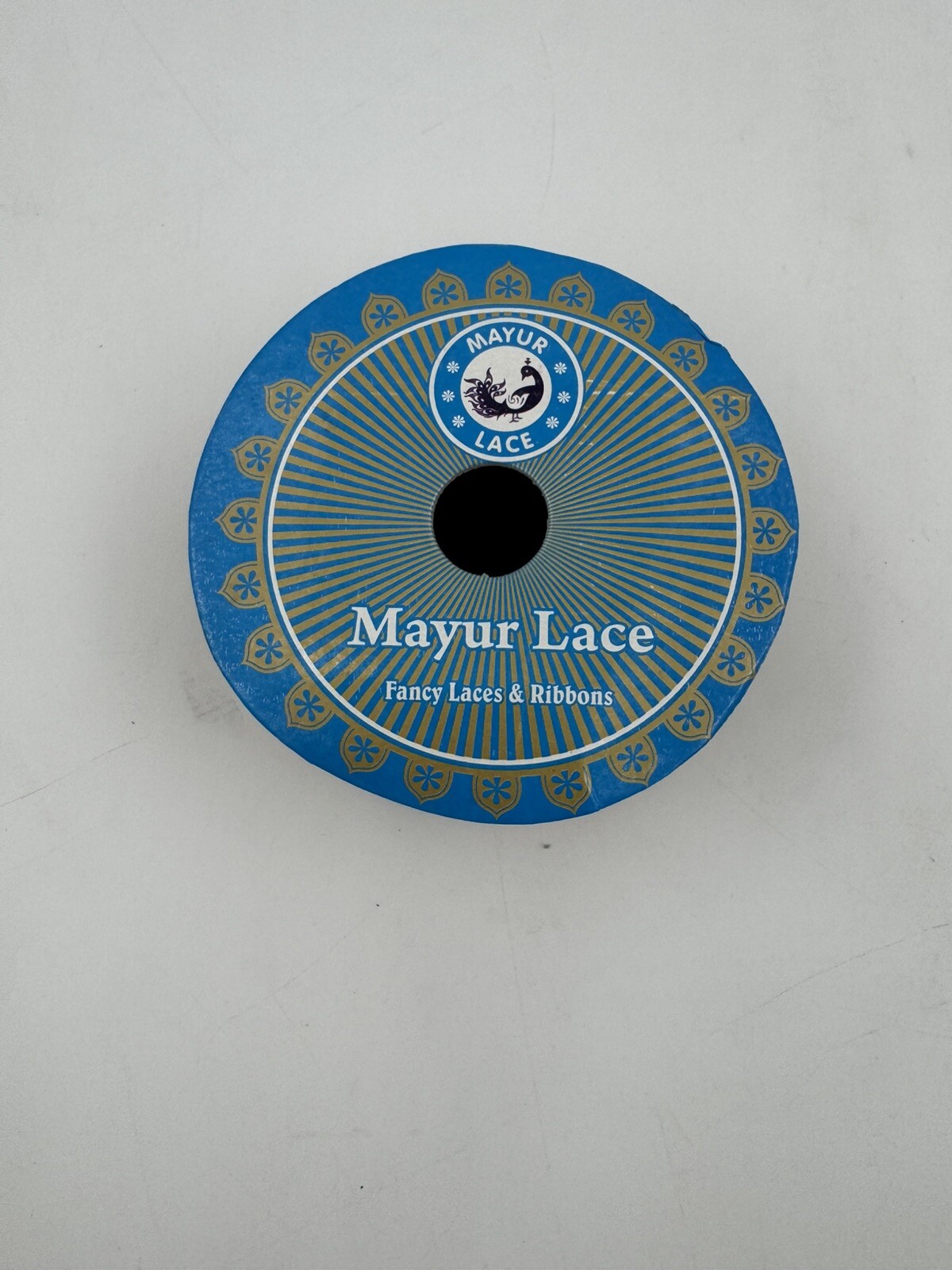 Indian Traditional Lace Mayur Lace Fancy Gold 25 Meters Never Used Link Design