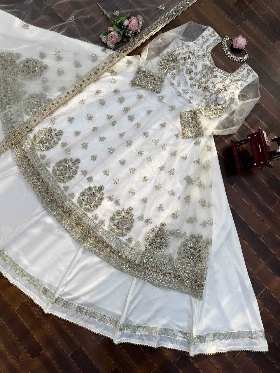 Stunning Look Heavy Soft Net With Top Lehenga With Dupatta For Wedding Wear